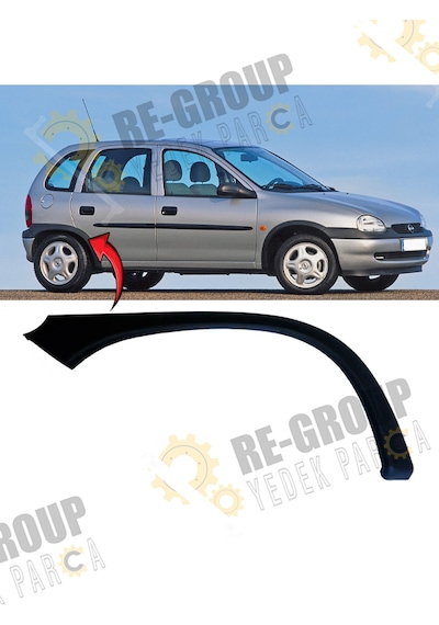 Opel Corsa B Arka Çamurluk Ağız Bakaliti -dodik- 1993-2000 -sağ- 173186 Sağ Arka Dodik