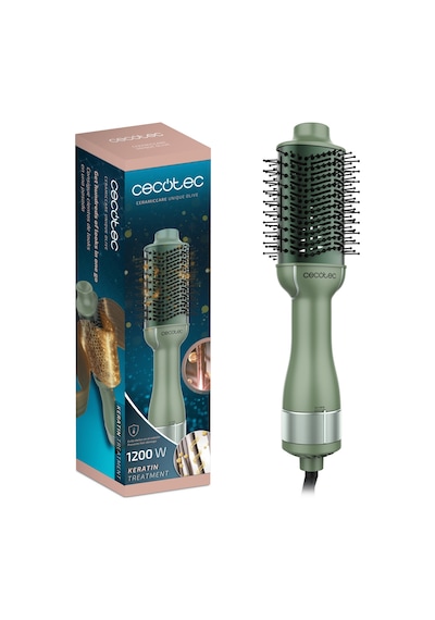 Ceramiccare Unique Olive Saç Kurutma Ve Şekillendirme Fırçası