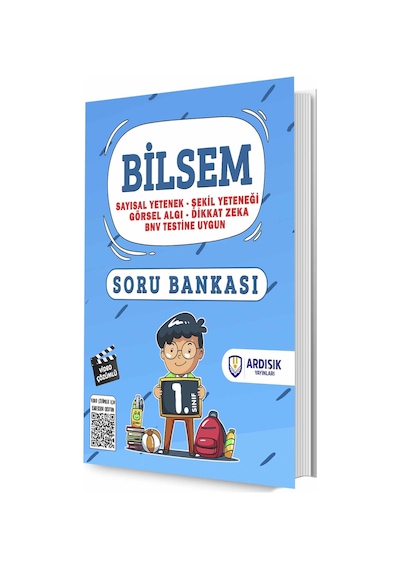 Ardışık Yayınları 1. Sınıf Bilsem Soru Bankası Tamamı Video Çözümlü