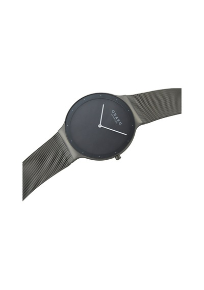 Obaku Denmark V307gxuumu Quartz Hasır Siyah 40 Mm Erkek Kol Saati Siyah