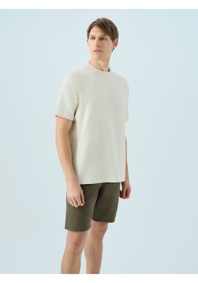 LOFT Loose Fit Erkek Tshirt K.kol Lf2033392 Q1.v1 Taş