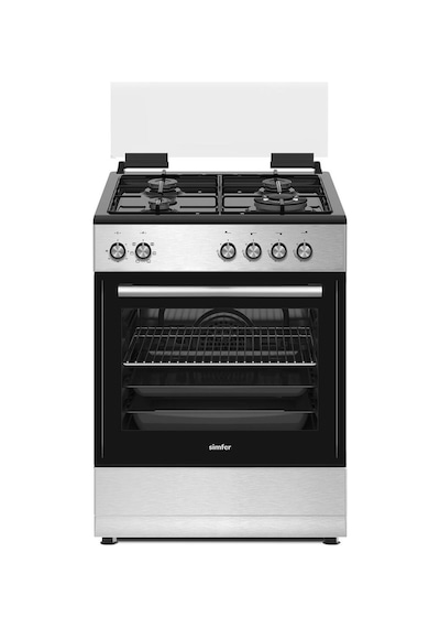 Simfer 1261 Tam Boy Fırın 3G+1Wok Turbo 7 Fonksiyon + Grill