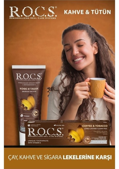 R.o.c.s. Kahve & Tütün Lekelere Karşı Diş Macunu 60ml