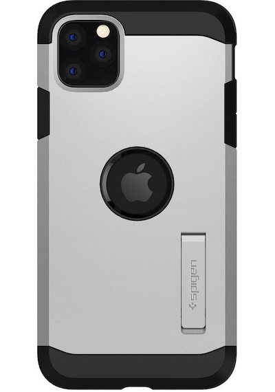 Spigen Apple Uyumlu iPhone 11 Pro İle Kılıf Tough Armor Satin Silver