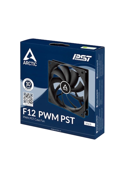 F12, 120mm 4pin Pwm, 1350 Rpm, Siyah Kanat Siyah Çerçeve Kasa Fanı Ar-acfan00203a