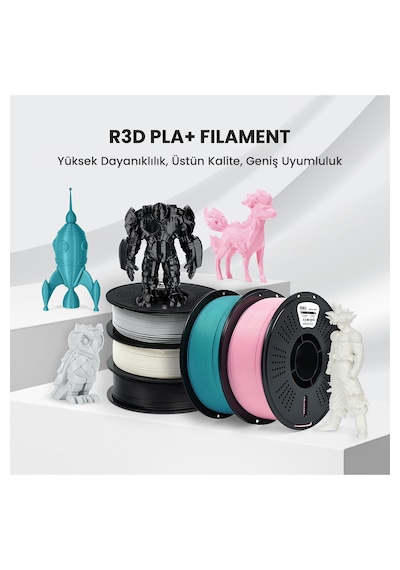 R3d Pla+ Filament Koyu Toprak 1.75mm 1kg Filament
