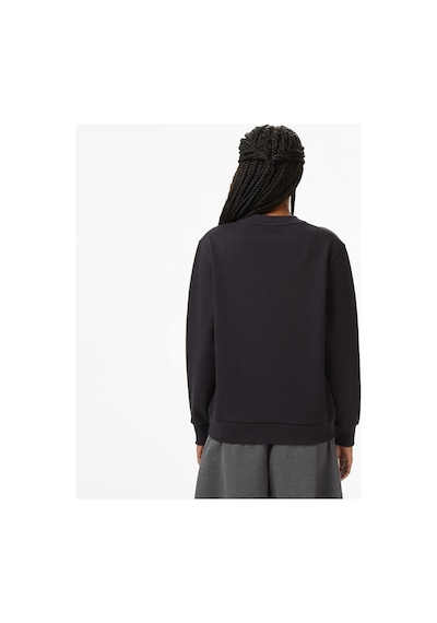 Lacoste Kadın Regular Fit Bisiklet Yaka Sweatshirt Siyah