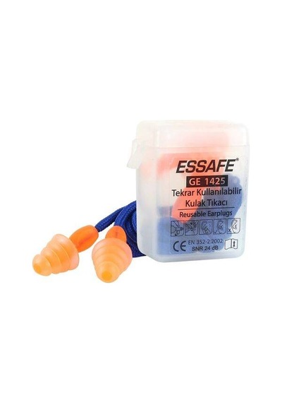 Essafe Ge1425 İpli Kulak Koruyucu Tıkacı