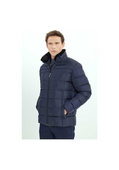 AC&Co / Altınyıldız Classics Erkek Lac Sıcak Tutan Elyaf Dolgulu Standart Fit Normal Kesim Dik Yaka Yan Cepli Şişme Mont Lac Lacivert AC&Co / Altınyıldız Classics Erkek Lac Sıcak Tutan Elyaf Dolgulu Standart Fit Normal Kesim Dik Yaka Yan Cepli Şişme Mont Lac Lacivert