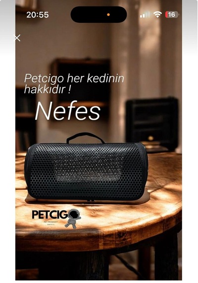 Köpek Taşıma Çantası Kabin Boy Uçak Onaylı 10 Kg 40x30x23 Cm