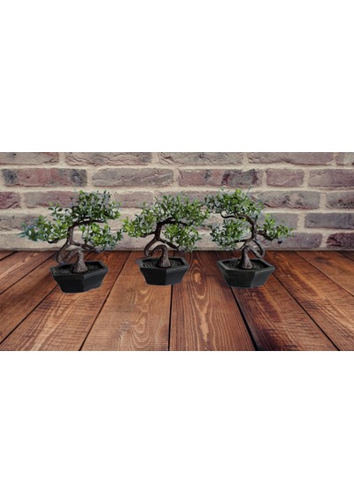 Yapay Çiçek Mini Ağaç 6,5 Cm X 13 Cm X 3 Adet