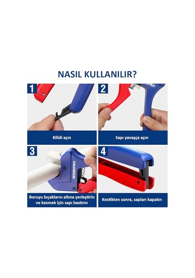 Wp301006 42mm Profesyonel Pprc Plastik Boru Kesme Makası