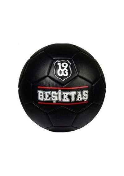 Tmn Beşiktaş Futbol Topu Lisanslı Siyah No:5 Çok Renkli