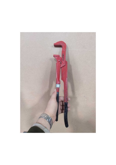 1.5'' İngiliz Anahtarı 5,5 Cm Ağız Açıklığı 43 Cm Boy Maşalı Boru Anahtarı Profesyonel Sökme Sıkma