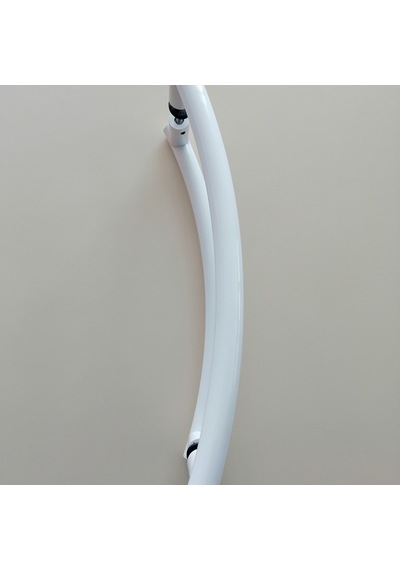 Alüminyum Yay Tip Kol 40 Cm Boyunda Beyaz