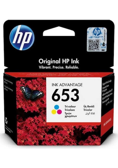 Hp 653 3YM74AE Renkli Kartuş / Hp Deskjet 6075 / 6475