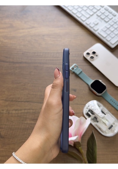 Redmi Note 11 Pro 4g Uyumlu Süper İnce Mat Ultra Thin Silikon Kılıf Lacivert