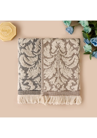 Soft 2'li Mutfak Havlusu - Gri / Bej - 30x50 Cm Çok Renkli