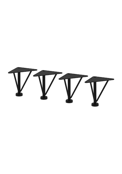 Ikea Eket 4'lü Mobilya Ayağı 10 X 3 Cm Siyah