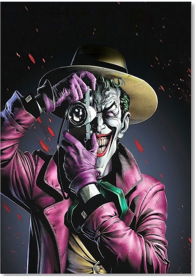 Cakasepetim Joker Batman Öldüren Şaka Görseli Ahşap Mdf Tablo