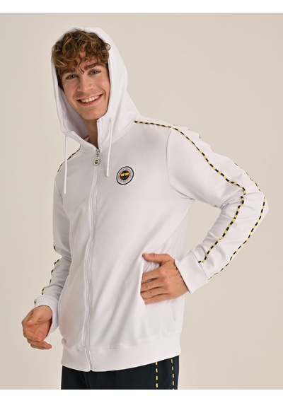 Fenerbahçe Erkek Trıbun Basıc Sweat BEYAZ