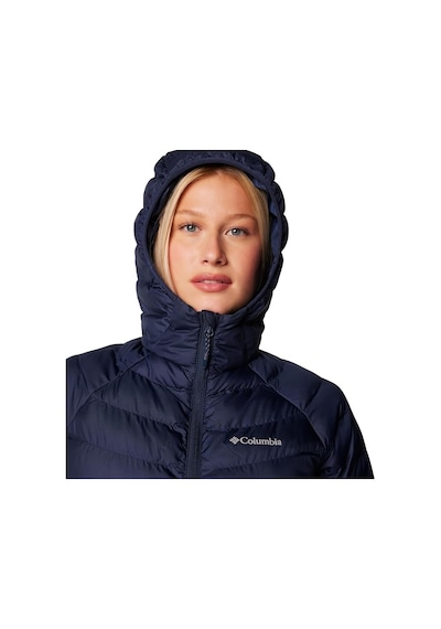 Helly Hansen Columbia Powder Lite Iı Hooded Kadın Mont Lacivert