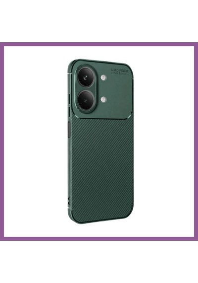 Ren.ga.renk Vivo Y05 Auto Focus Karbon Kapak - Yeşil Rengaren