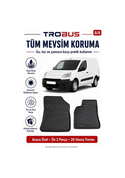 Trobus Peugeot Partner Panelvan 2008-2018 Dizel 2d Paspas