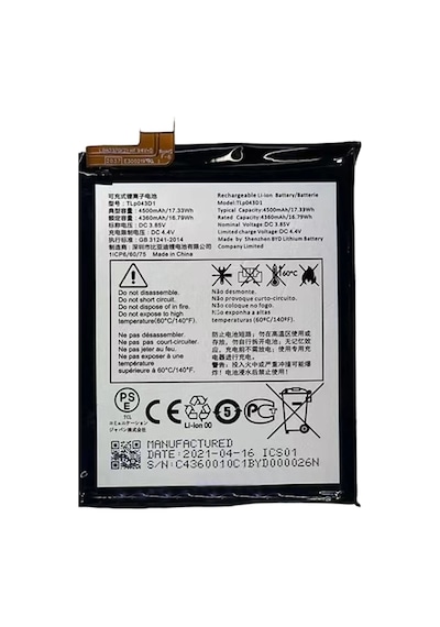 Tcl 10 Plus Batarya Pil  Batarya