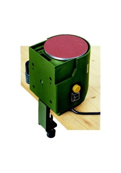 Proxxon Tg 125/e Disk Zımpara Makinesi Zımpara Diski 125 Mm, Masa Ayarlanabilir, Açı Durduruculu, Vidalı Mengeneli, Sistemi İçin Bağlantı 27060