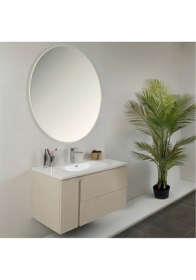 Kobos Future 100 Cm Banyo Dolabı Seti Vanilla Grey Vanilya Kobos Future 100 Cm Banyo Dolabı Seti Vanilla Grey Vanilya