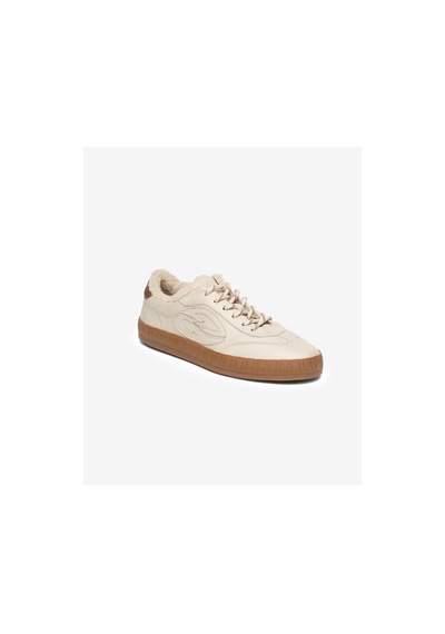 Kadın Bej Hakiki Deri Sneaker Ayakkabı 5k2sa33676 57540 Bej