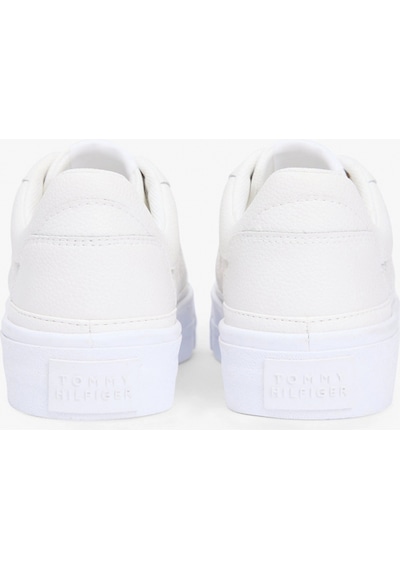 Tommy Hilfiger Th Platform Kapitone Kadın Beyaz Sneaker Fw0fw09265ybl Beyaz