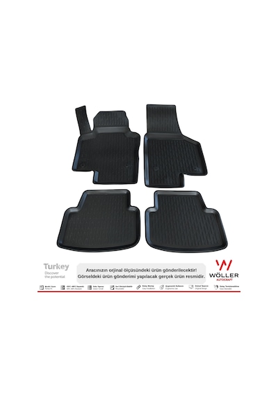 Volkswagen Jetta Paspas 2011 Sonrası 3D Havuzlu Wöller Paspas