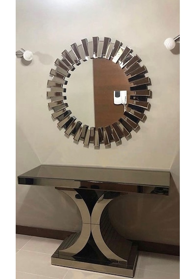 Dresuar GÜNEŞ SANEL Model Kayın Torna Cam Ayna Kaplama İskelet Yuvarlak el yapım ayna El Yapım Siyah Dresuar GÜNEŞ SANEL Model Kayın Torna Cam Ayna Kaplama İskelet Yuvarlak el yapım ayna El Yapım Siyah
