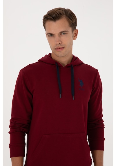 U.s. Polo Assn. Erkek Bordo Sweatshirt 50307703-vr014 Bordo