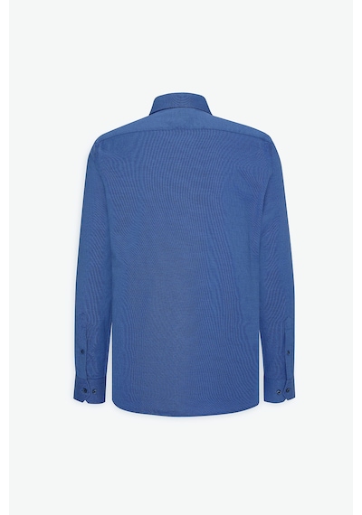 Erkek Mavı Slim Fit Dar Kesim %100 Pamuk Düğmeli Yaka Oxford Gömlek Mavı Erkek Mavı Slim Fit Dar Kesim %100 Pamuk Düğmeli Yaka Oxford Gömlek Mavı