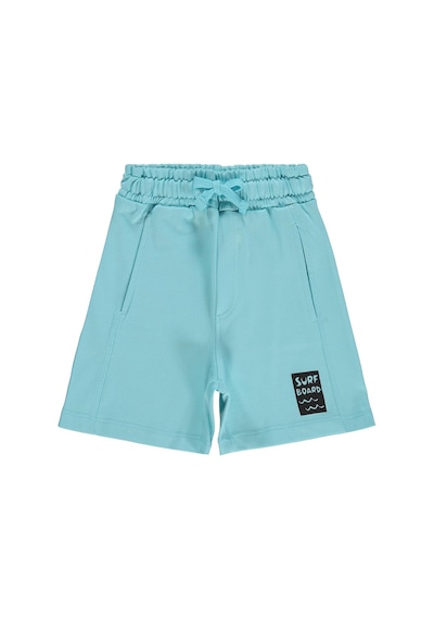 Civil Boys Basic Have Fun Baskılı 2-5 Yaş Şort - Yeşil Koyu Mint