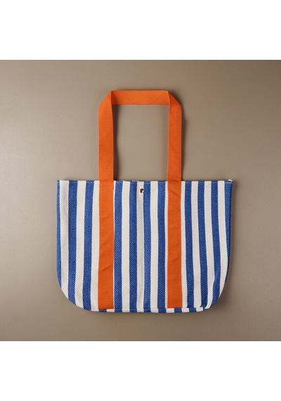 Soft Plaj Çantası - Mavi - 48x35 Cm Çok Renkli
