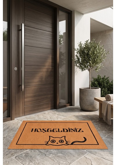 Villadia Home Textile Kapı Önü Paspası Kaymaz Taban Dekoratif Paspas Ev Giriş Antre İç Ve Dış Mekan Paspası 45x70 Cm 2ypycoco
