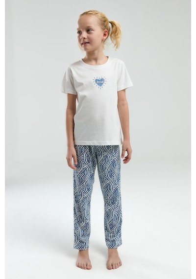 Arnetta Kız Çocuk Beyaz Pijama Takımı Ar3305-c-v1 Beyaz