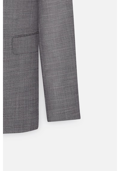 AC&Co / Altınyıldız Classics Erkek Lacı Comfort Fit Rahat Kesim Mono Yaka Casual Blazer Ceket Lacı