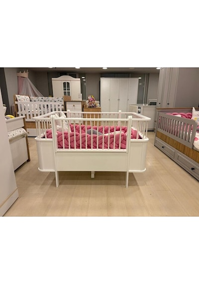 Mdf Beşik, Dünya Büyüyen Beşik 80x130 - Dünya Büyüyen Karyola 80x190 %100 Mdf Beyaz Mdf Beşik, Dünya Büyüyen Beşik 80x130 - Dünya Büyüyen Karyola 80x190 %100 Mdf Beyaz