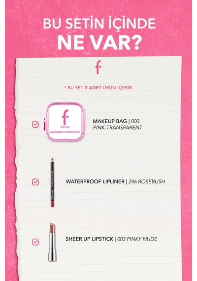 Flormar Lip Perfect Set 2 Li Dudak Makyaj Seti SET215