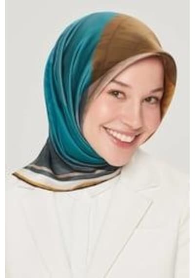 Armine İpek Eşarp Nostalji - 8516-83 Petrol Yeşili Twill PETROL YEŞİLİ