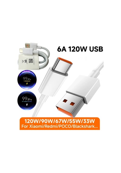 Bezos A+ Kalite 120w Max / 67w Max Sanıye Sayar Turbo Kablo 6a Ob Standart
