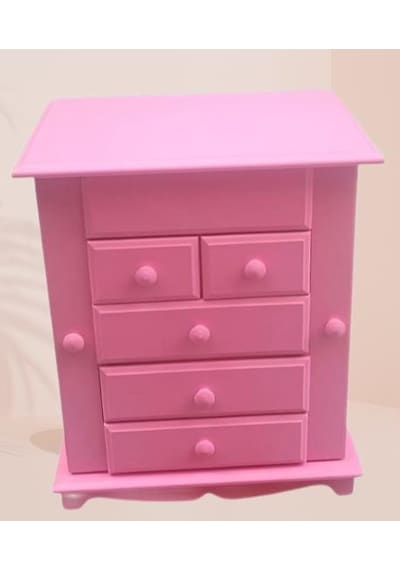 Hobi Takı Kutu Makyaj Şifonyer 90389 Model 9çekmece Parlak Pembe Ahşap Mdf Elyapım Hobi Takı Kutu Makyaj Şifonyer 90389 Model 9çekmece Parlak Pembe Ahşap Mdf Elyapım