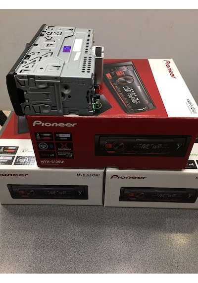 Pıoneer Oto Teyp Cift Anfi Çıkışlı 4X50W Usb Aux Kafa Cıkmalı