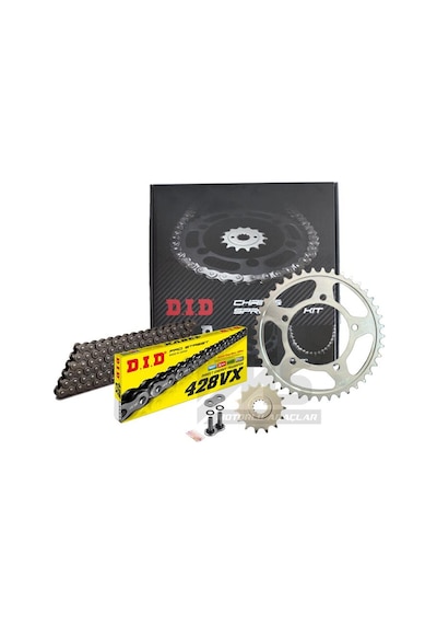 Did 428VX-Sunstar 2004-2010 Honda CBR 125 R Uyumlu Zincir Dişli Set Çelik Renk
