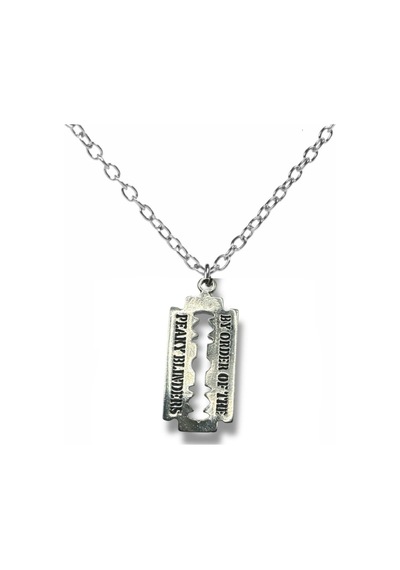 Peaky Blinders Jilet Figürlü Kolye Gümüş Renk Unisex Metal Takı Çok renkli